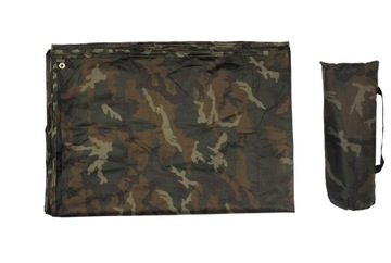 TARP PŁACHTA BIWAKOWA MFH Woodland 3x3 m 300x300