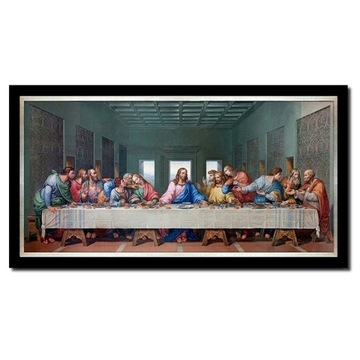 obraz OSTATNIA WIECZERZA LEONARDO DA VINCI + rama