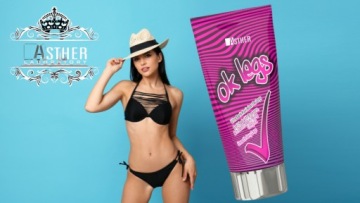ASTHER OK LEGS ДЛЯ СИЛЬНЫХ НОГ, УСТОЙЧИВЫХ К ЗАГАРУ.