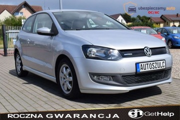 Volkswagen Polo V Hatchback 5d 1.2 TDI-CR DPF 75KM 2010 Volkswagen Polo 1.2 TDI, 3-Drzwi, Srebrny, Kli...