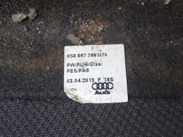 AUDI TT 8S 14-20 POLIČKA ZADNÍ KUFRU KOMPLET 8S8867769 8S8867771