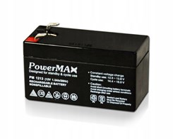 AKUMULATOR ŻELOWY POWERMAX 1.3AH 12V PM1213