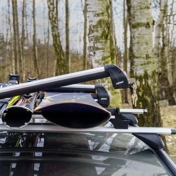 Багажник на крышу для сноубордических лыж 760 мм SSR-01L AMIO-02591