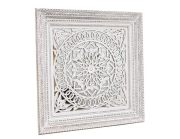 Indyjski panel ścienny malowany przecierany decor