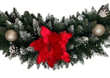 рождественское украшение рождественская гирлянда венок 2 в 1