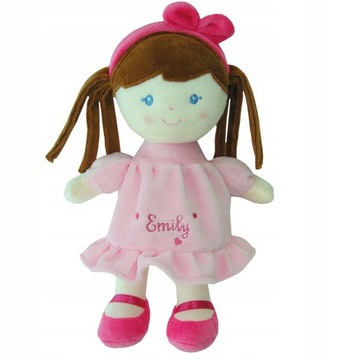 SMILY PLAY Lalka szmacianka przytulanka wózek 25cm