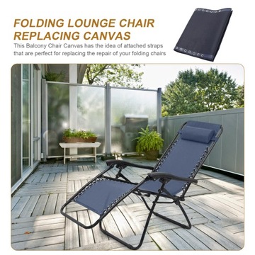 Сменный брезентовый шезлонг для кресла.