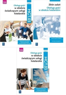 OBSŁUGA GOŚCI HGT.03 PODRĘCZNIK CZ.1-2 ZBIÓR ZADAŃ