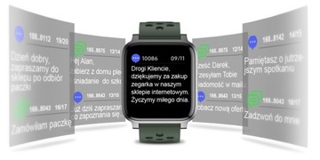 Zegarek SMARTWATCH Rubicon KROKI PULS KCAL SMS