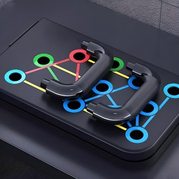 ДОСКА ДЛЯ ПУШ-АП + РУЧКИ ДЛЯ ПУШ-АП 13 В 1