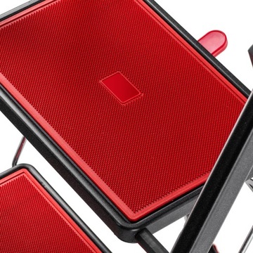 ЛЕСТНИЦА ДЛЯ ДОМА 3 СТУПЕНИ СКЛАДНАЯ СТАЛЬНАЯ 150 кг ТВЕРДАЯ