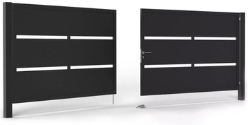 Panele ogrodzeniowe INCOGNITO BR1642 Ocynk RAL Antracyt 200x120 cm