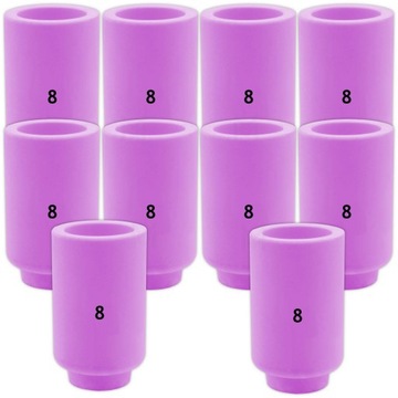 10x Dysze ceramiczne TIG #8 13N12 SR9 SR20