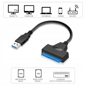Мостовой адаптер USB 3.1 SATA III HDD SSD