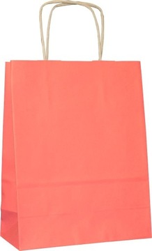 Torba papierowa czerwona A5 18x8x22 180x80x225