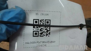 37040748 HALOGEN LEVÝ FIAT BRAVO