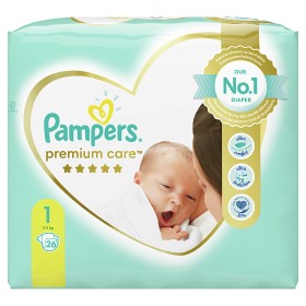 PAMPERS PREMIUM CARE ROZMIAR 1 26 PIELUCH