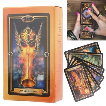 Карты Таро Позолоченные Easy TAROT 78 карт.
