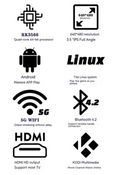 Портативная портативная аркадная консоль Rg353v P