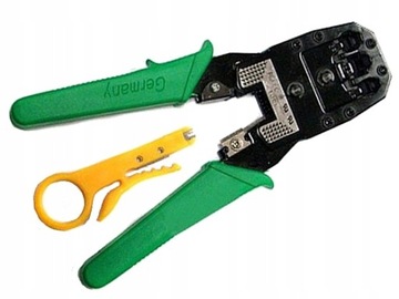 ZACISKARKA RJ-45 RJ45 RJ12 RJ11 RJ9 ŚCIĄGACZ NOŻ