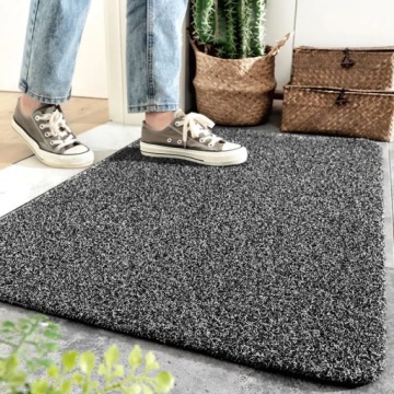 MAGIC DOORMAT, SHOE MAT, MAGIC STEP MAT, готовый коврик, серый