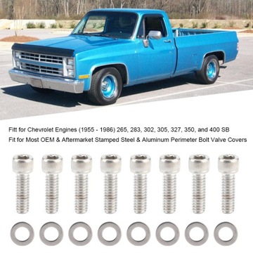 8 sztuk SBC śruby pokrywy zaworów 104003 z