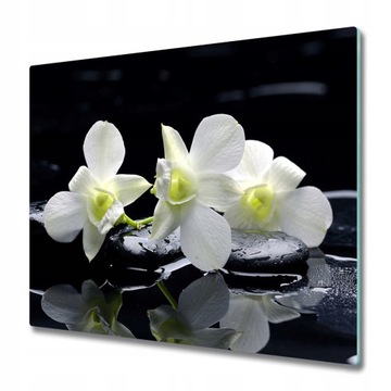 Закаленная крышка для индукционной варочной панели Orchidea 60х52.