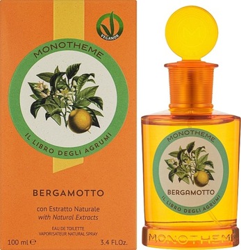 MONOTHEME BERGAMOTTO WODA TOALETOWA 100ML UNISEX