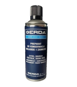 PREPARAT DO KONSERWACJI ZAMKÓW wkładek GERDA 400ml