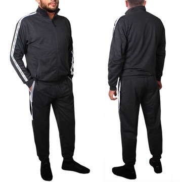 Мужской спортивный костюм SWEATSHIRT + COTTON PANTS темно-синий 9106 L