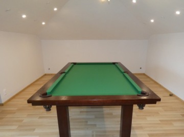 Бильярдный стол ГЕРМЕС, дуб, прямая ножка - 7 футов