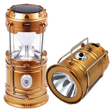 LAMPA KEMPINGOWA SOLARNA KEMPINGOWA LED USB POWERBANK LATARKA