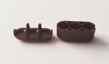 Соединитель для цепочки из бусин 6 шт. 4,5 мм коричневый