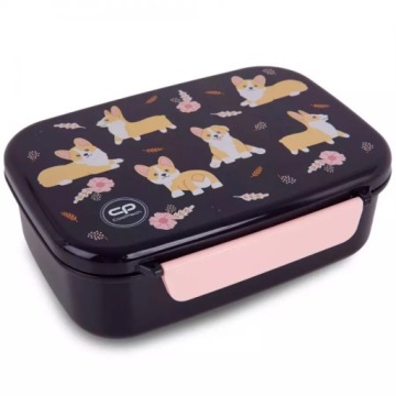 ŚNIADANIÓWKA LUNCH BOX POJEMNIK NA ŚNIADANIE Z PIESKIEM CORGI