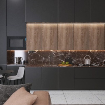 СВЕТОДИОДНЫЙ ПРОФИЛЬ для ЧЕРНОЙ ПОЛОСКИ + ЧЕРНОЙ ЛАМПЫ 1М