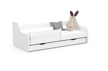 Łóżko dziecięce ACTIV 180x80 białe z materacem