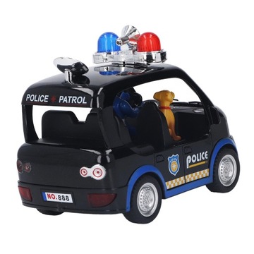 Игрушка-автомобиль полицейского из прочного сплава с деталями