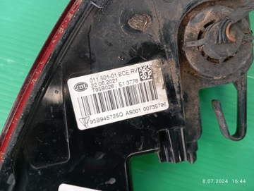 PORSCHE MACAN 95B ФОНАР ЗАДНИЙ ЛЕВЫЙ В БАМПЕРЕ 95B945725