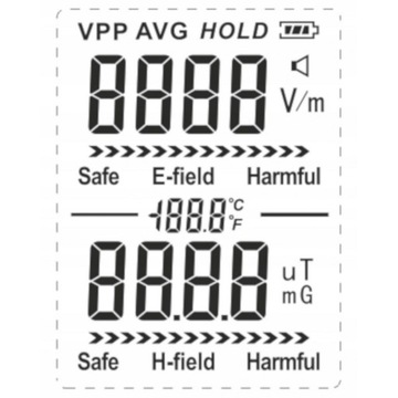 Miernik pola elektromagnetycznego tester fal - CE