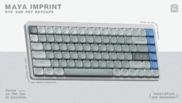Колпачки клавиш NuPhy PBT Dye-Sub для механической клавиатуры Maya Imprint