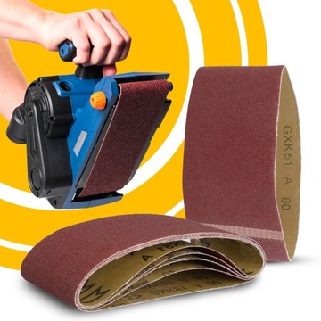 10 -кратная абразивная бумага Бесконечная ремень 75x533 P80 Шлифовальная лента Mt Grinder