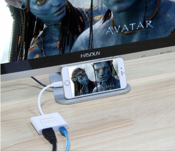 PRZEJŚCIÓWKA Adapter Kabel HUB Lightning HDMI do iPhone iPad iPod FHD 60Hz