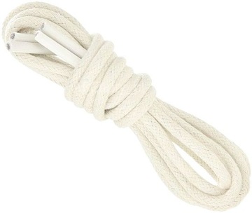 G9-39 ŚMIETANKOWE SZNURÓWKI 5 MM TREKKINGOWE 75 CM