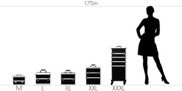 Футляр для косметики, лаков для ногтей, футляр для лампы, аксессуары, органайзер, большой XL