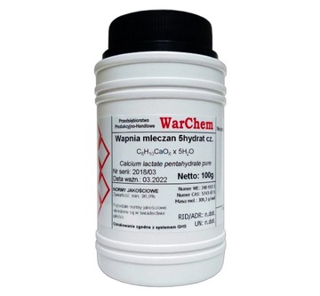 MLECZAN WAPNIA 5hydrat - czysty - 100g