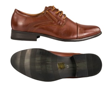 Обувь для первого причастия на свадьбу КОРИЧНЕВАЯ, размер 40