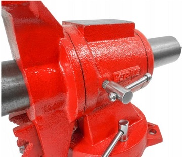 ТИСЦЫ ЗАМКА ПОВОРОТНЫЕ С НАКОВАЛЬНИЦЕЙ, ЧУГУННЫЕ, 100мм