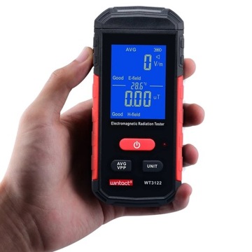 РАДИАЦИОННО-ВОЛНОВОЙ ТЕСТЕР ЭЛЕКТРОМАГНИТНОГО ПОЛЯ 5G 100uT LCD CE