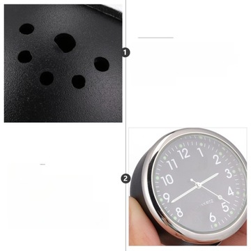 ZEGAREK SAMOCHODOWY LUMINOUS MINI DASH NAKLEJONY ZEGAREK
