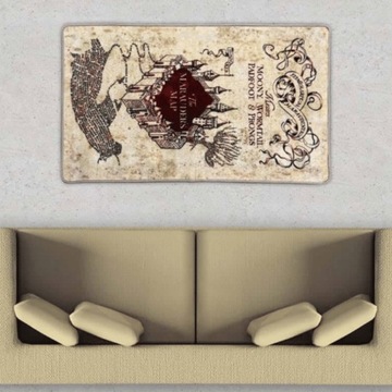 Коврик «Карта мародера» 76x133